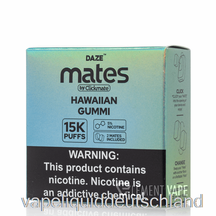 7 Daze Mate Pods Hawaiian Gummi Vape Liquid